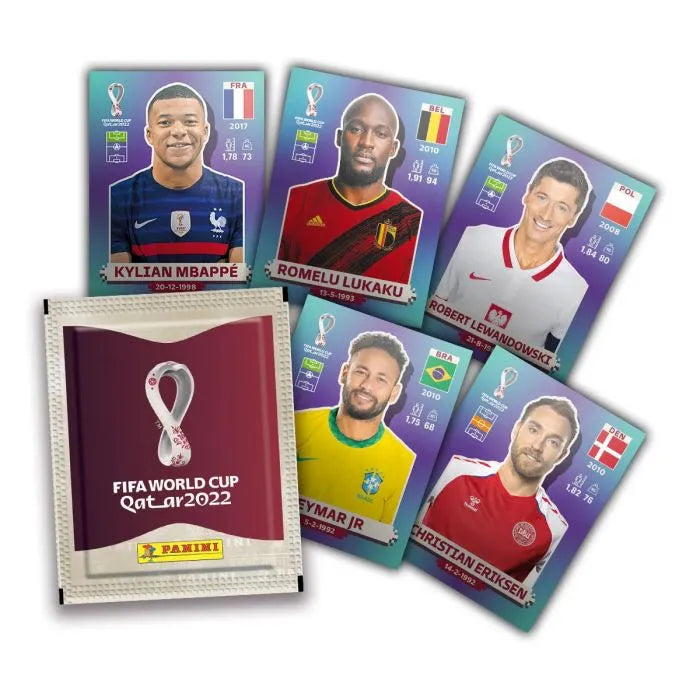 2022 Panini FIFA World Cup Qatar Soccer Stickers LV