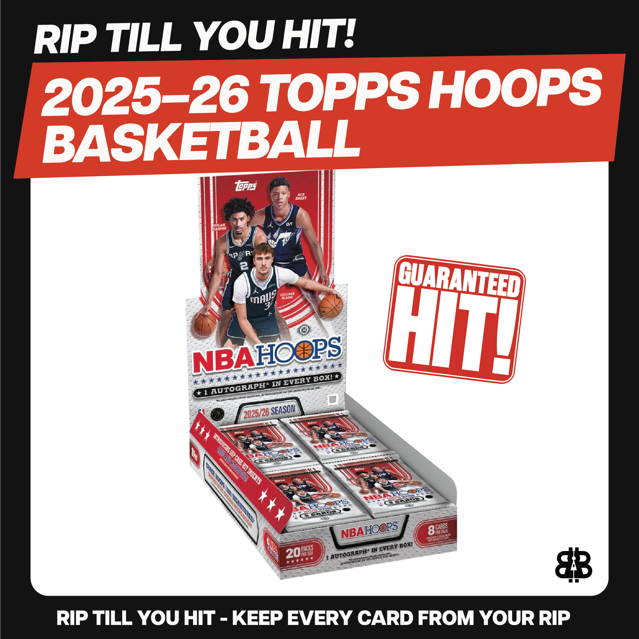 RIP TIL YOU HIT | 2025-26 Topps NBA Hoops Hobby | $229 Spot | Hoops Returns to Topps LV