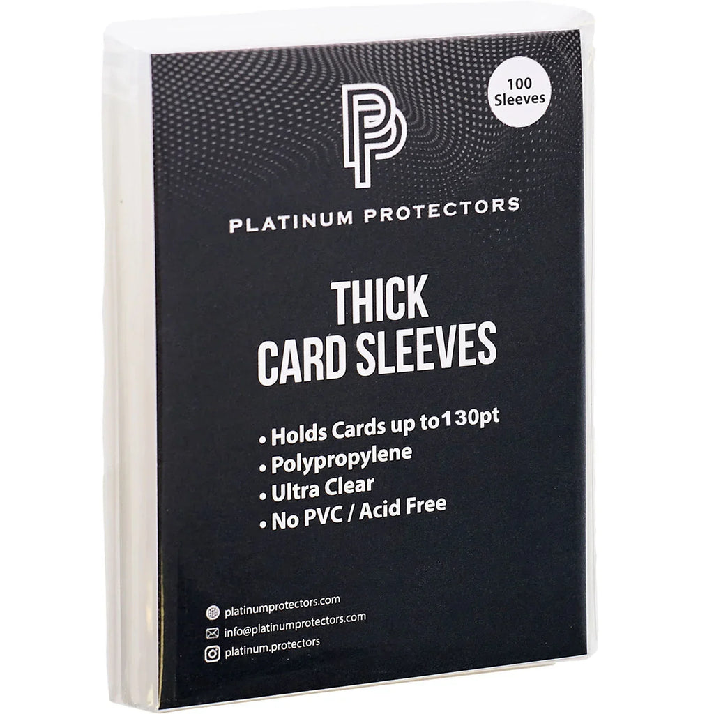 Thick Card Variety Bundle - 55pt + 75pt + 130pt Toploaders + Sleeves