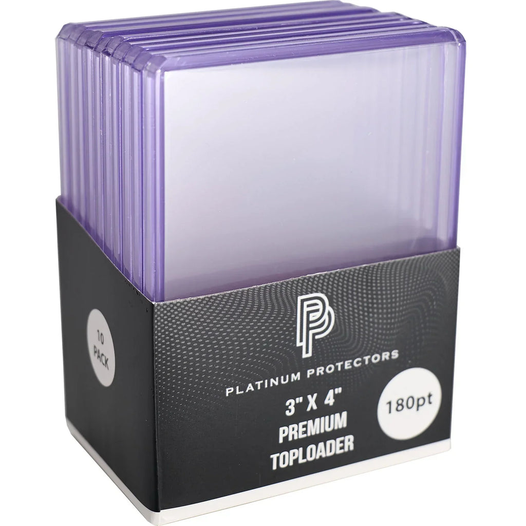 180pt Toploaders - For Jumbo Patches & Booklet Cards (10-Pack)