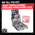 RIP TIL YOU HIT - 2026 Topps Cosmic Chrome WWE Hobby -$189 - The Rock + Cody + Roman Live LV
