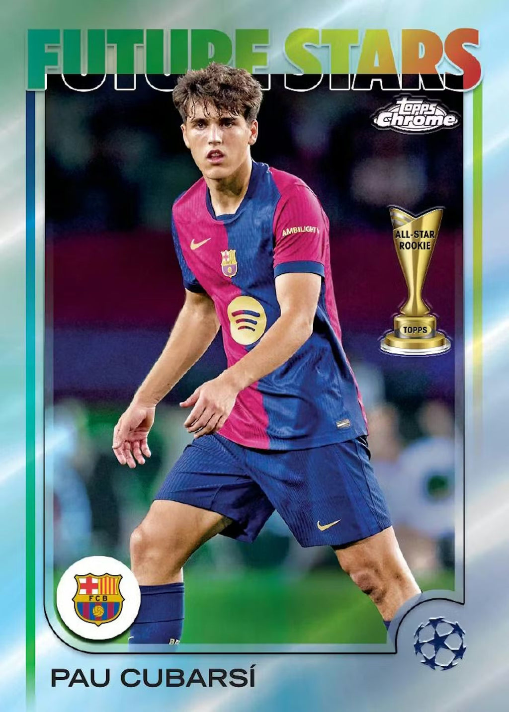 2024-25 Topps Chrome UEFA Club Competitions Soccer Blaster Trading Cards LV