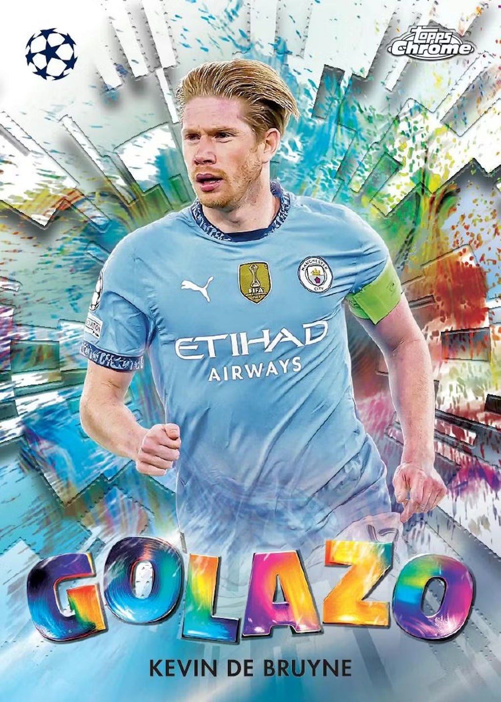 2024-25 Topps Chrome UEFA Club Competitions Soccer Blaster Trading Cards LV