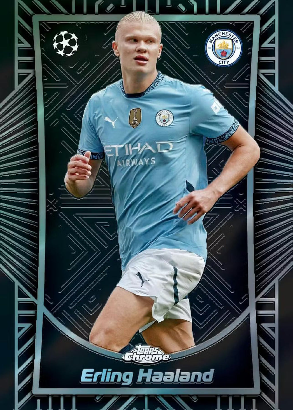 2024-25 Topps Chrome UEFA Club Competitions Soccer Blaster Trading Cards LV