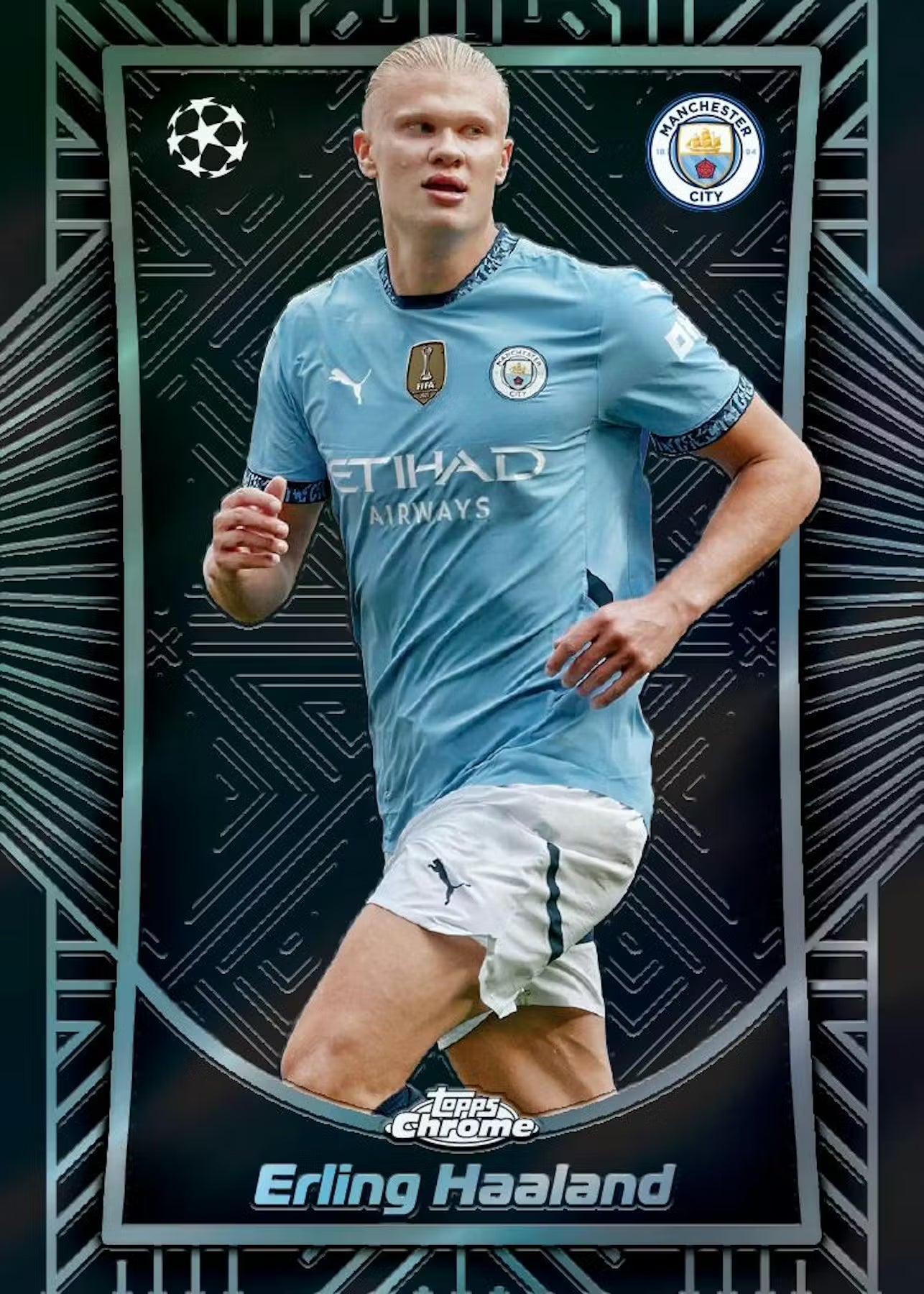 2024-25 Topps Chrome UEFA Club Competitions Soccer Blaster Trading Cards LV