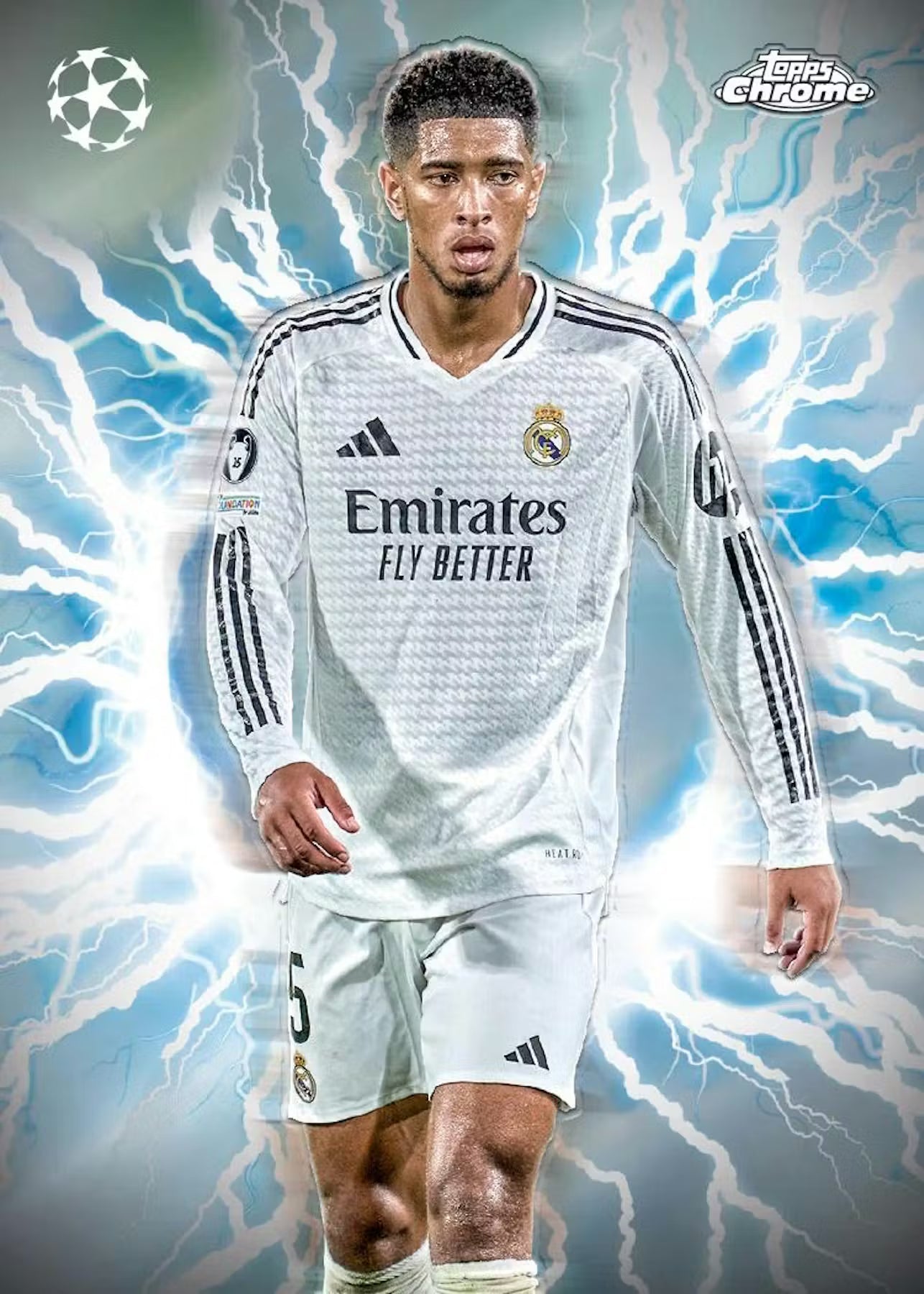 2024-25 Topps Chrome UEFA Club Competitions Soccer Blaster Trading Cards LV