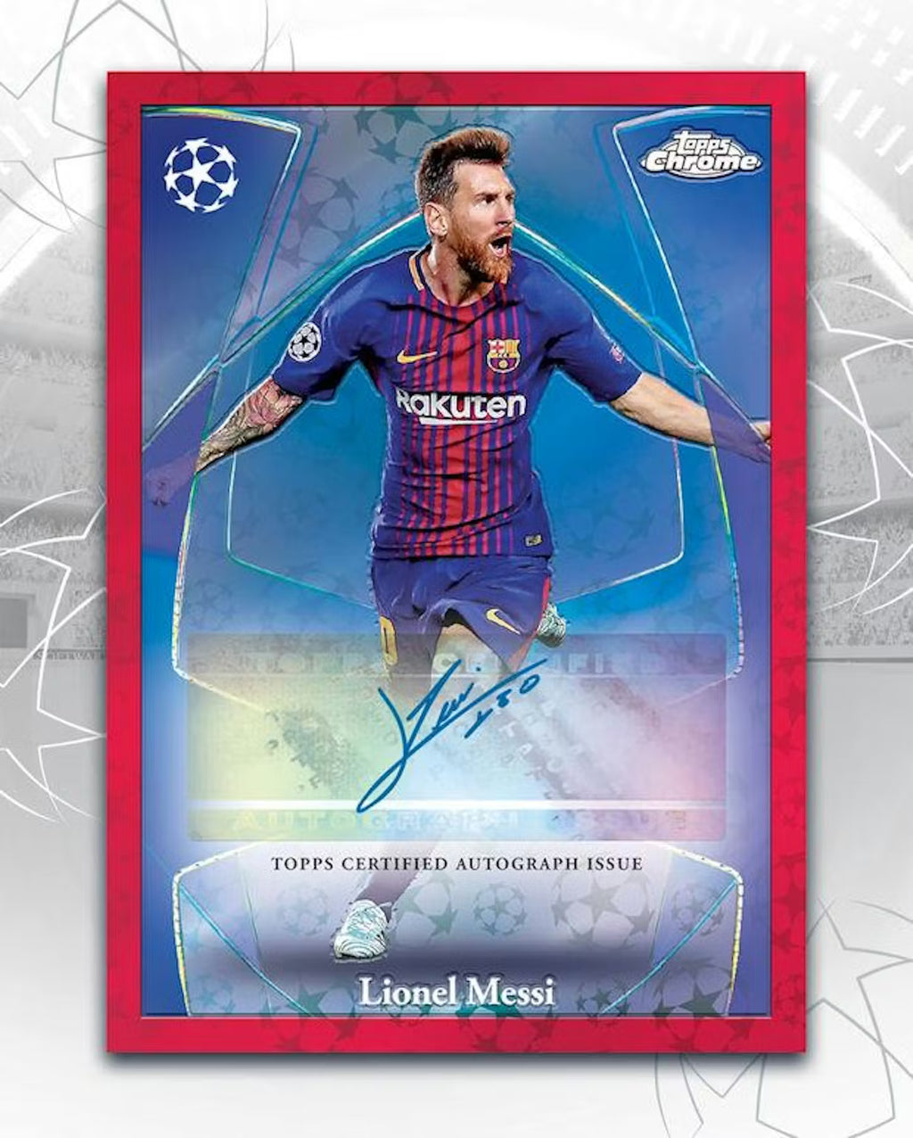 2024-25 Topps Chrome Logofractor UEFA Club Competitions Soccer Trading Cards LV