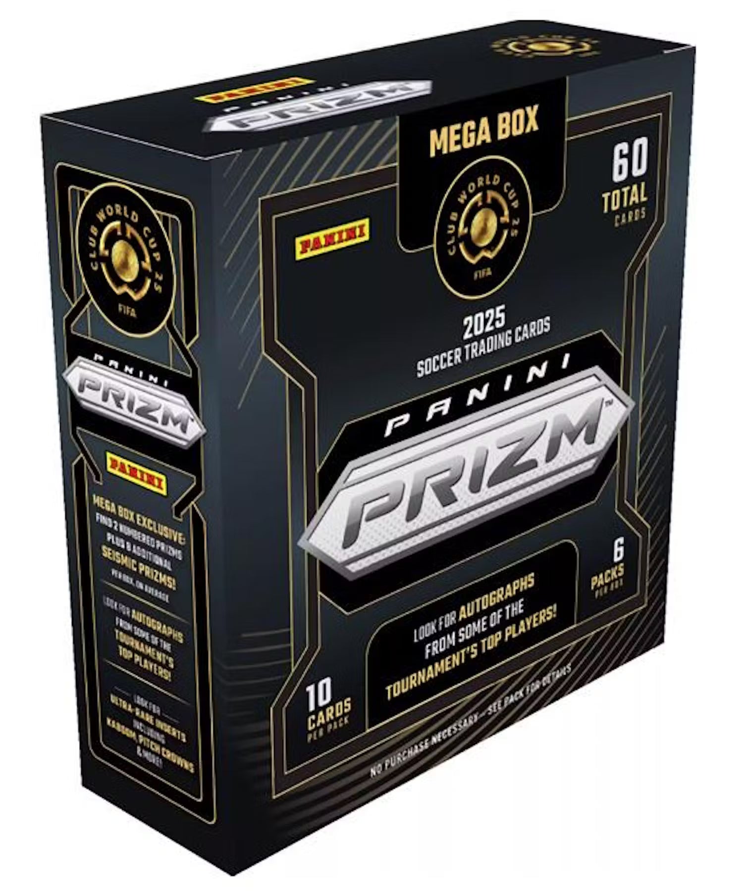 2025 Panini Prizm FIFA Club World Cup Soccer Mega Trading Cards LV