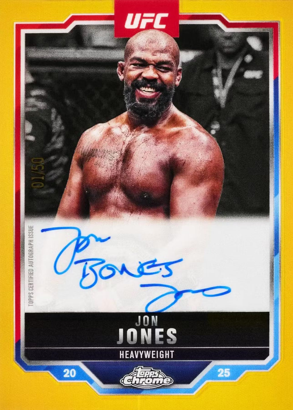 2025 Topps Chrome UFC Sapphire Edition Trading Cards LV
