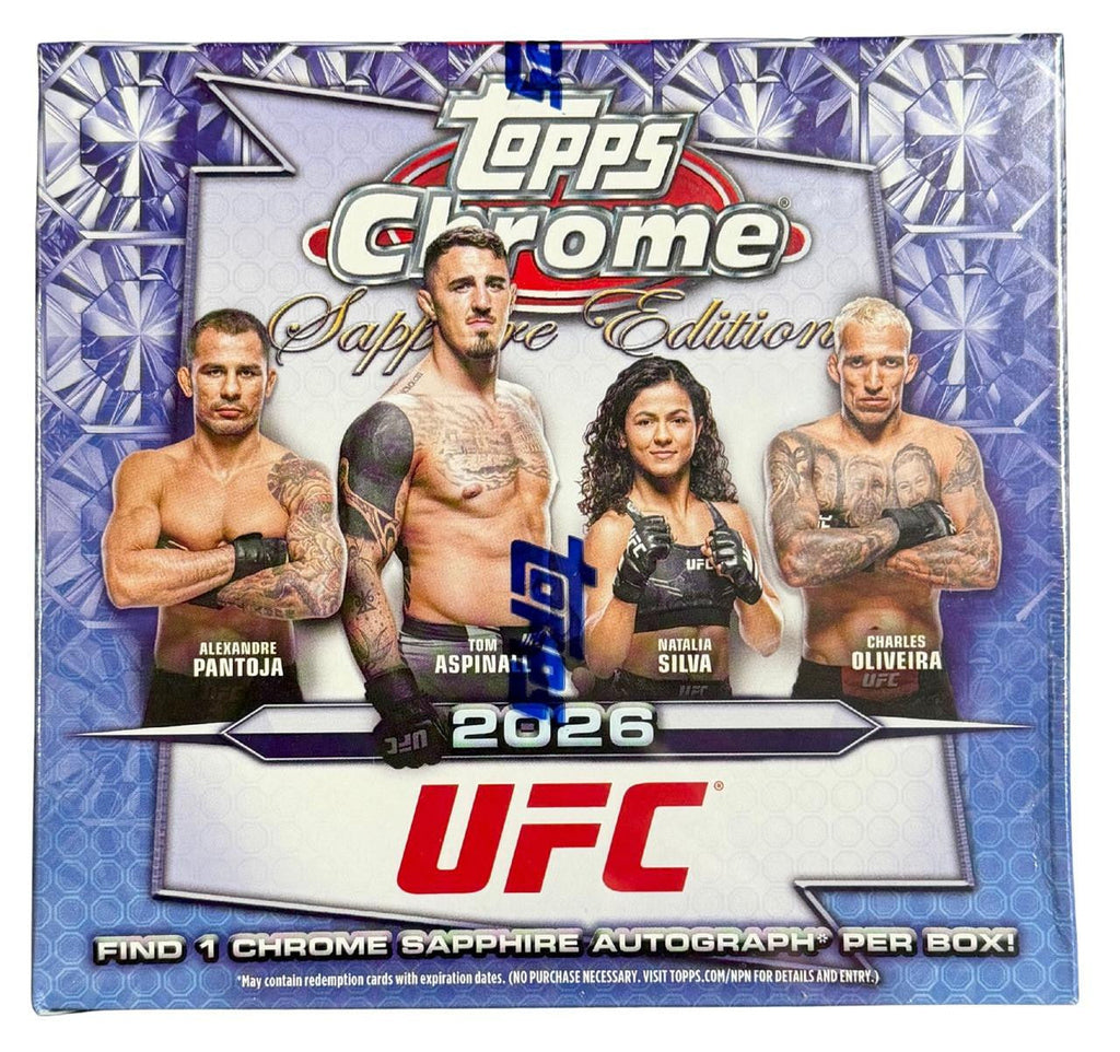 2026 Topps Chrome UFC Sapphire Edition Trading Cards LV