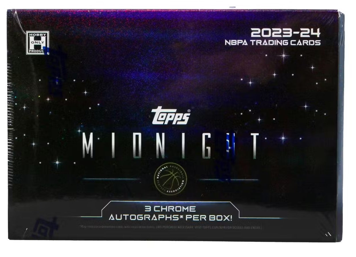 2023-24 Topps Midnight Basketball Hobby Trading Cards LV