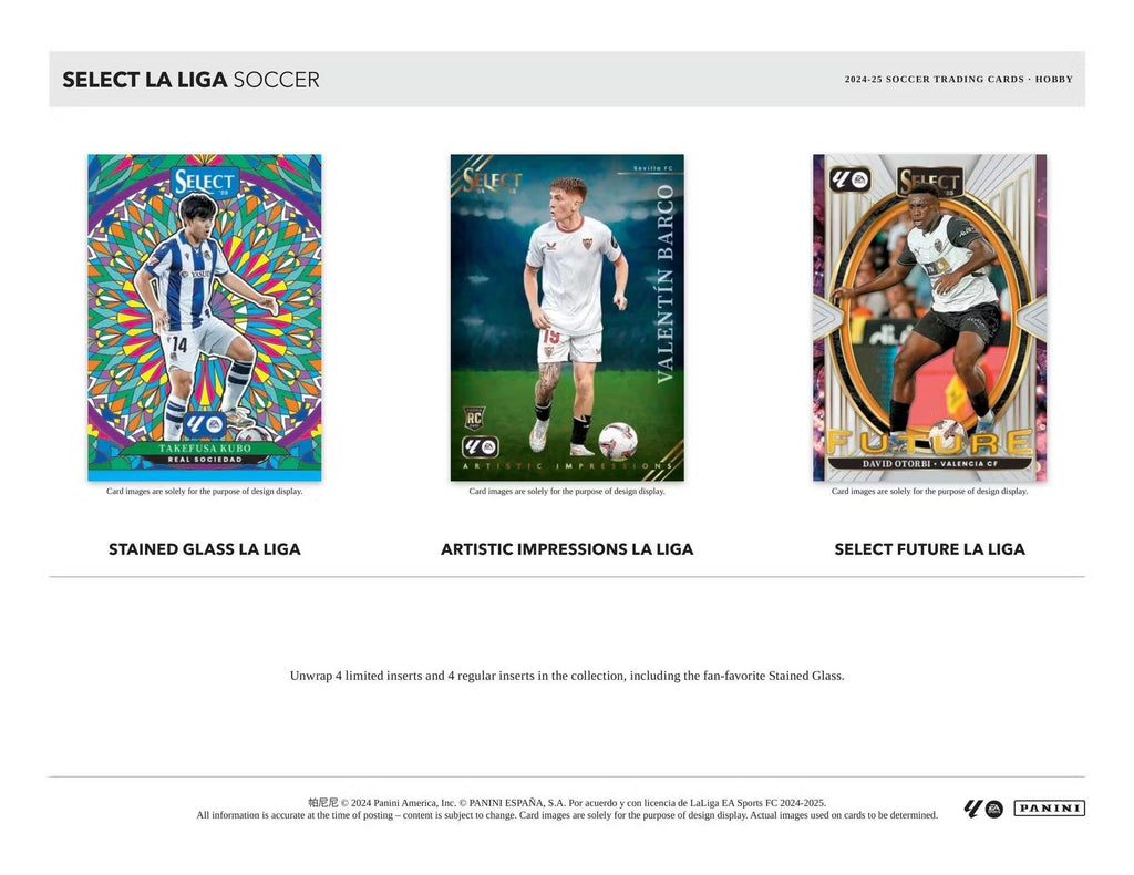 2024-25 Panini Select Soccer La Liga Hobby Trading Cards LV