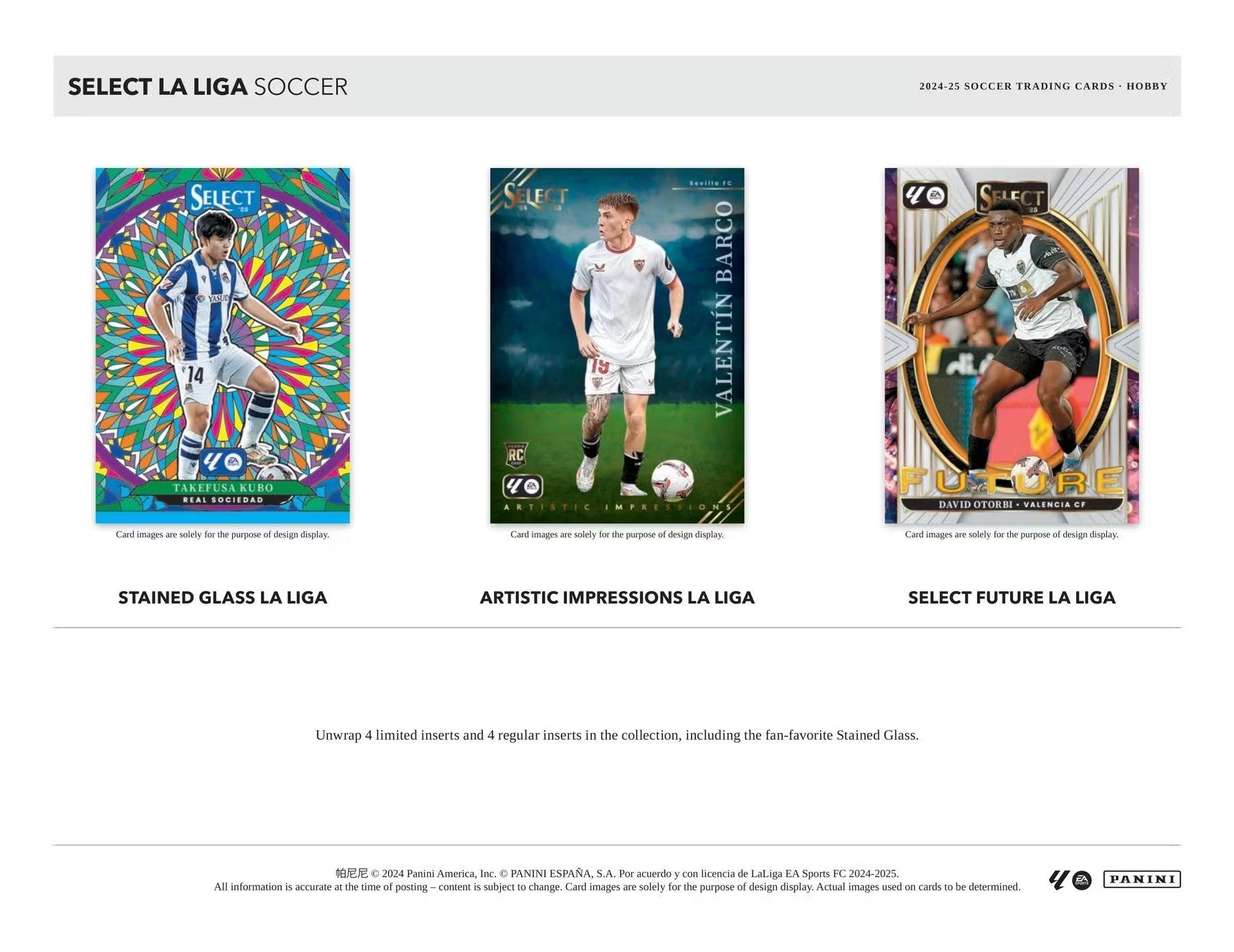 2024-25 Panini Select Soccer La Liga Hobby Trading Cards LV