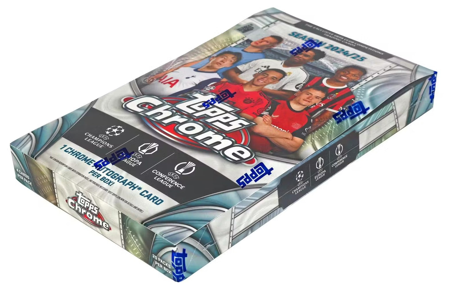 2024-25 Topps Chrome UEFA Club Competitions Soccer Hobby Trading Cards LV