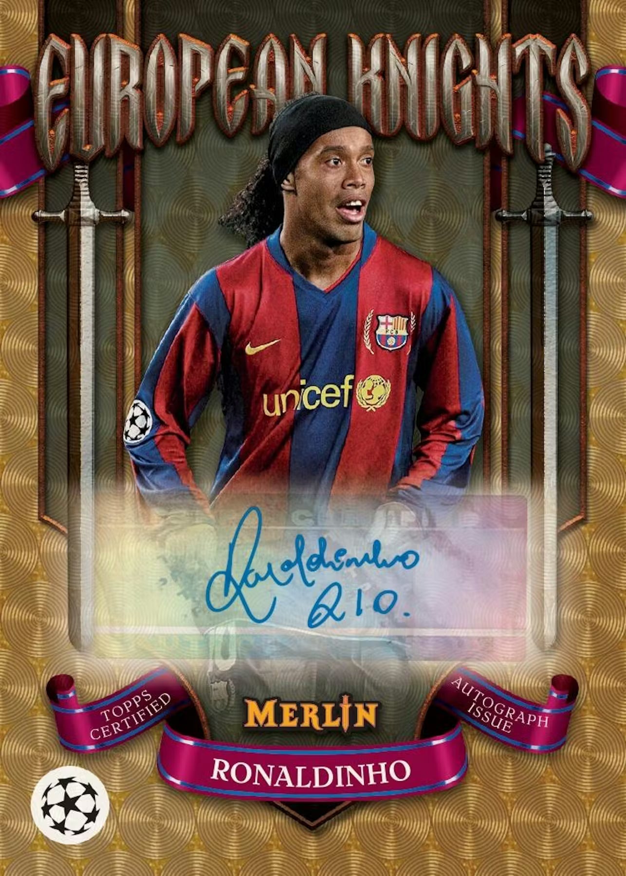 2024-25 Topps Chrome Merlin Soccer UEFA Club Competition Blaster Trading Cards LV