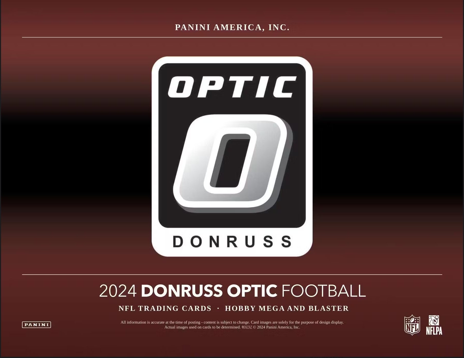 2024 Panini Donruss Optic Football Mega Trading Cards LV