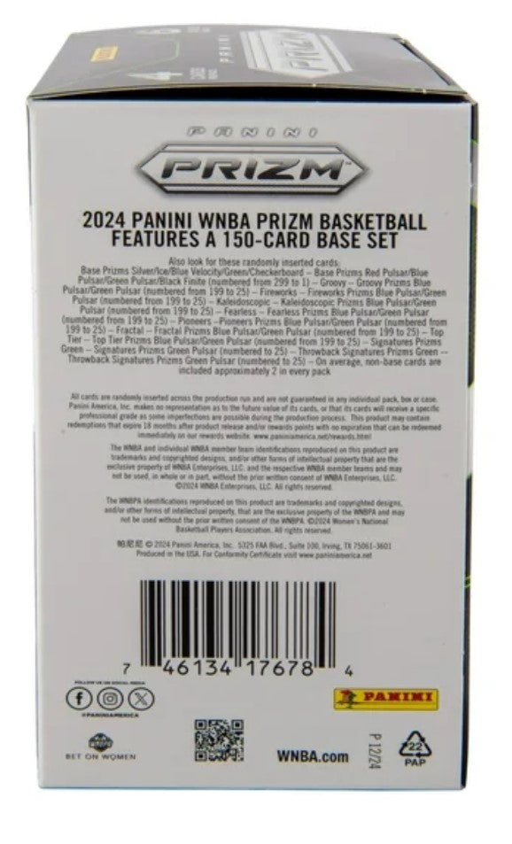 2024 Panini Prizm WNBA Blaster Trading Cards LV