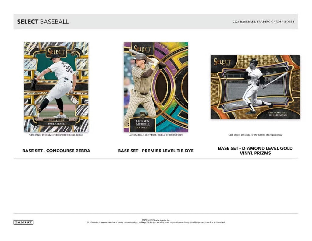 2024 Panini Select Baseball FOTL Trading Cards LV