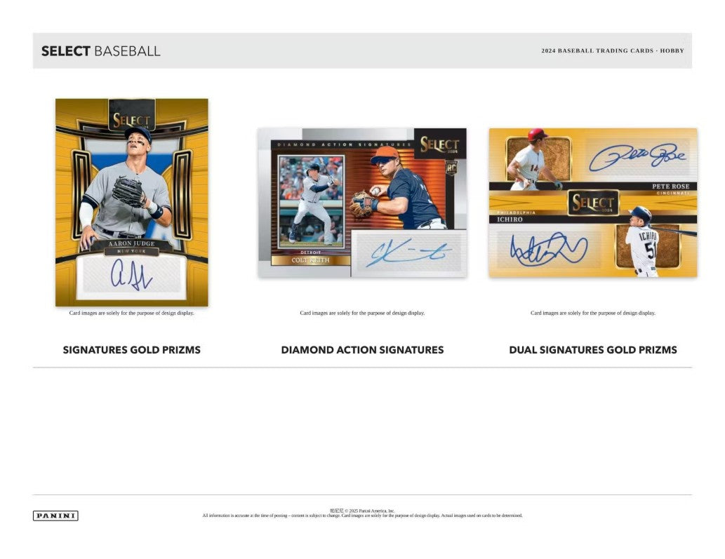 2024 Panini Select Baseball FOTL Trading Cards LV