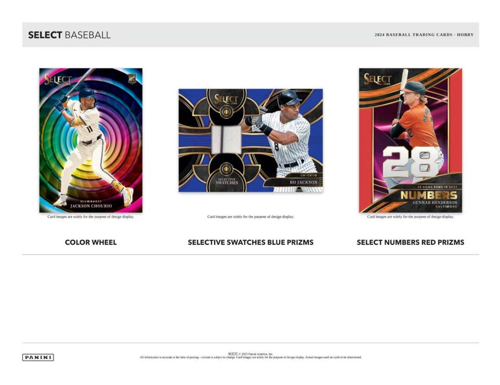 2024 Panini Select Baseball FOTL Trading Cards LV