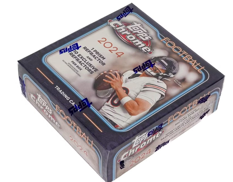2024 Topps Chrome Football Mega Trading Cards LV