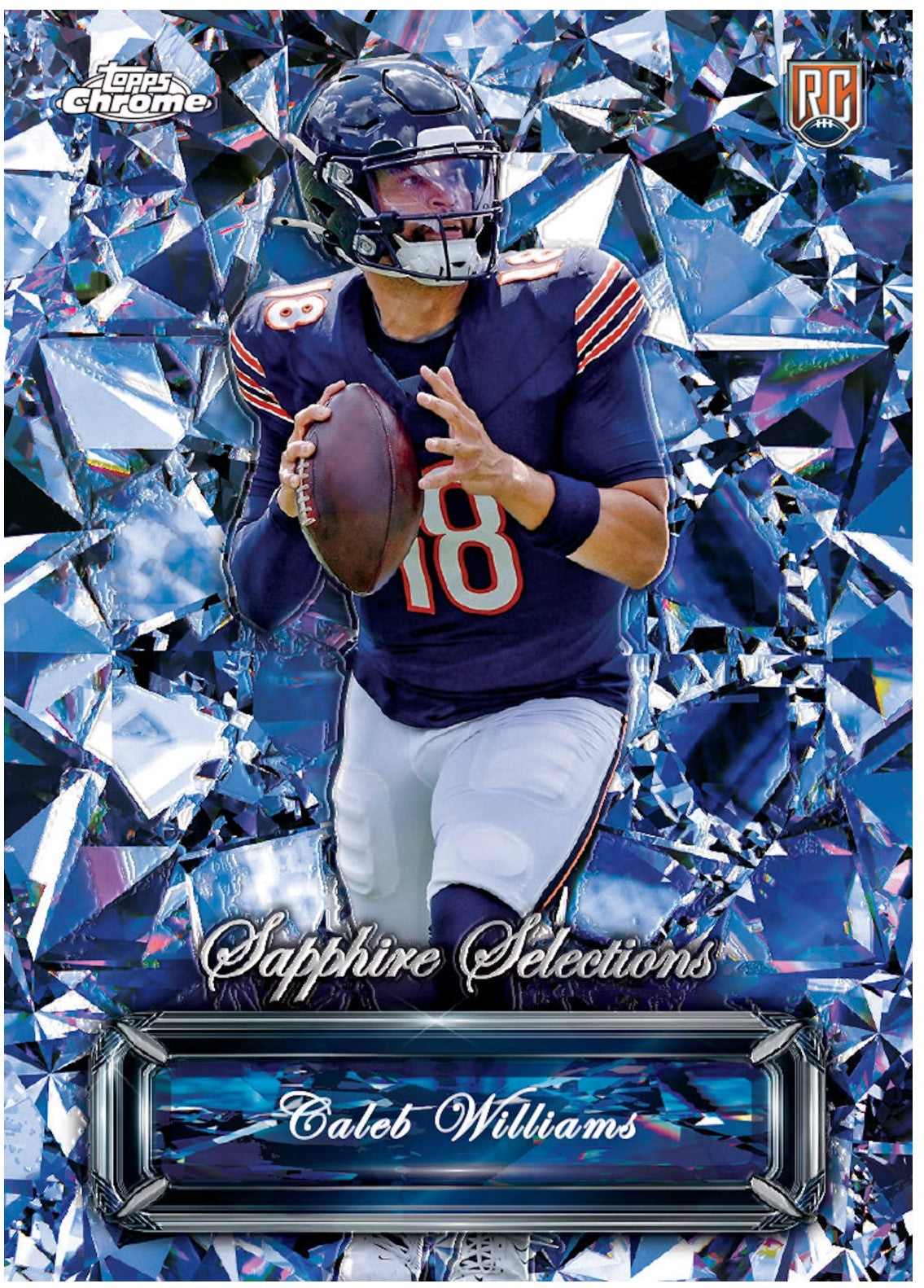 2024 Topps Chrome Sapphire Edition Football Trading Cards LV