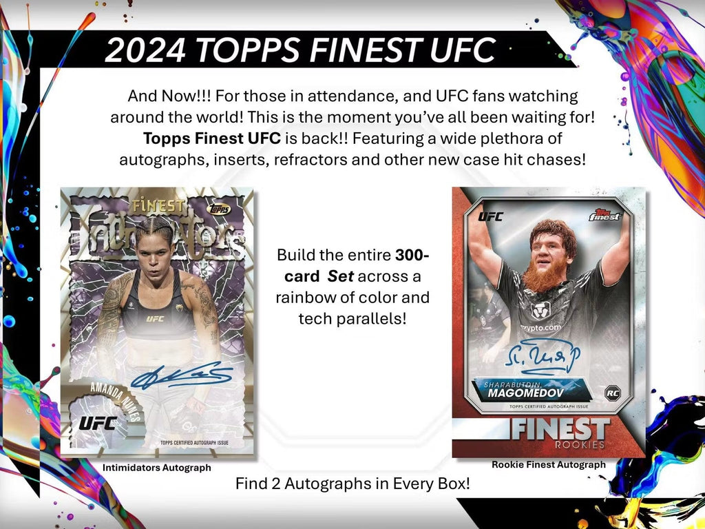 2024 Topps Finest UFC Hobby Trading Cards LV
