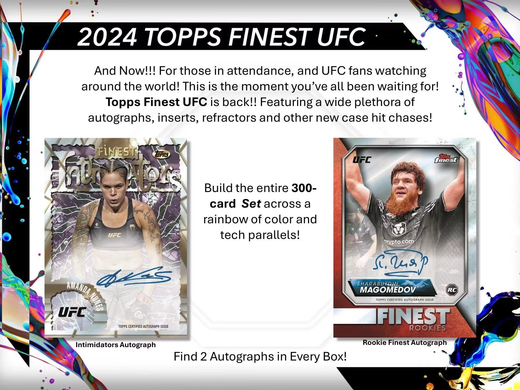 2024 Topps Finest UFC Hobby Trading Cards LV