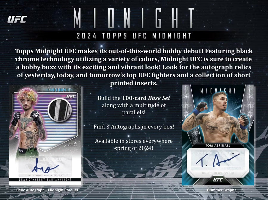2024 Topps Midnight UFC Hobby Trading Cards LV