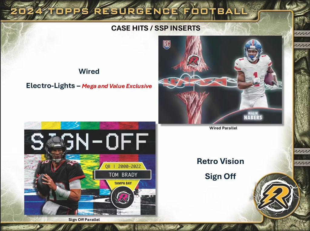 2024 Topps Resurgence Football Hobby Trading Cards LV