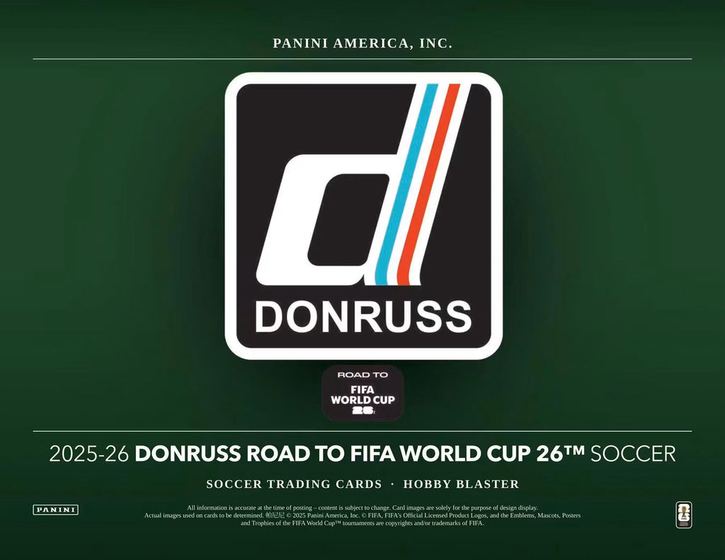 2025-26 Panini Donruss Road to FIFA World Cup Soccer Blaster Hobby Trading Cards LV