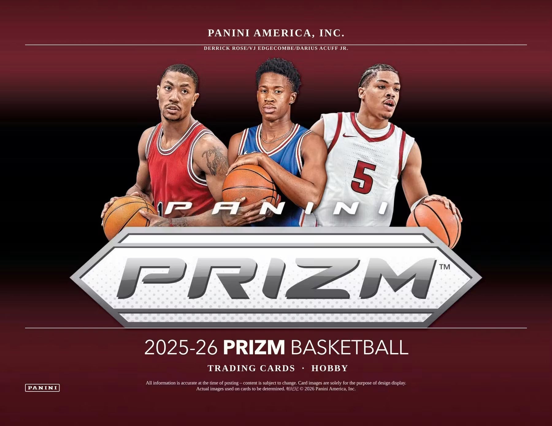 2025-26 Panini Prizm Basketball Hobby Trading Cards LV
