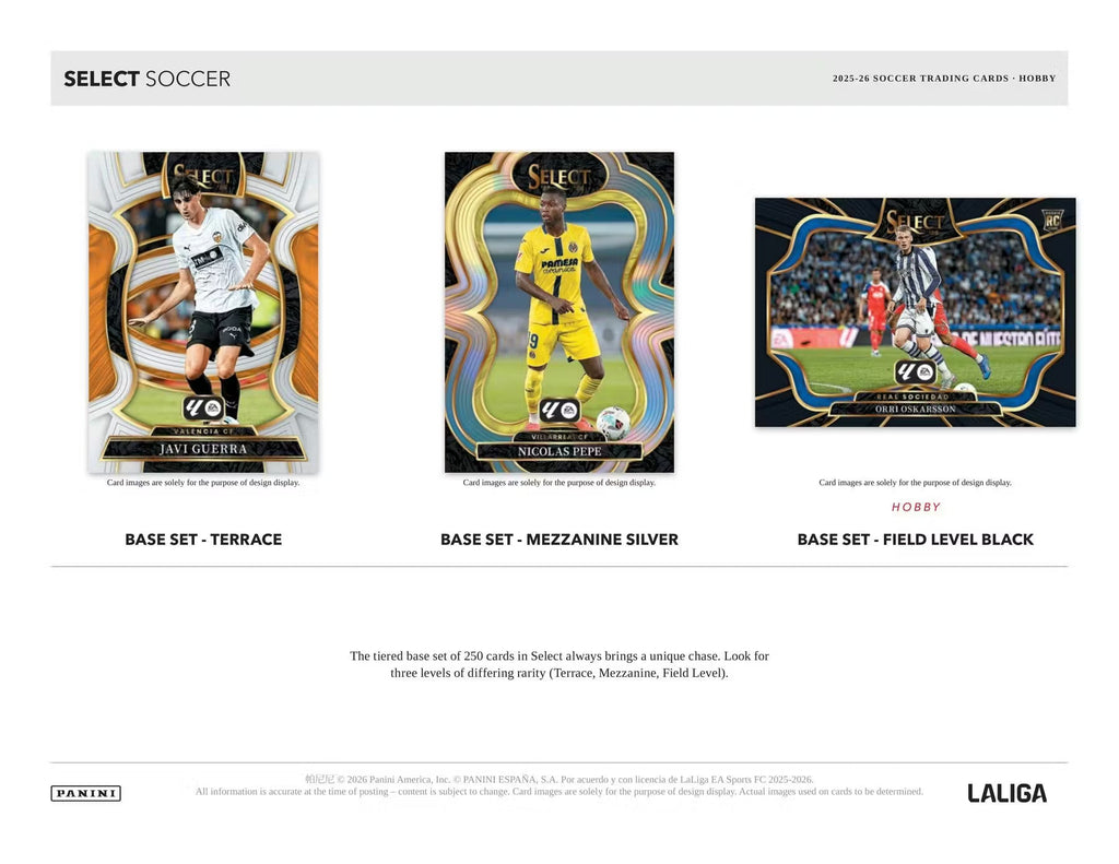 2025-26 Panini Select La Liga Soccer Hobby Trading Cards LV