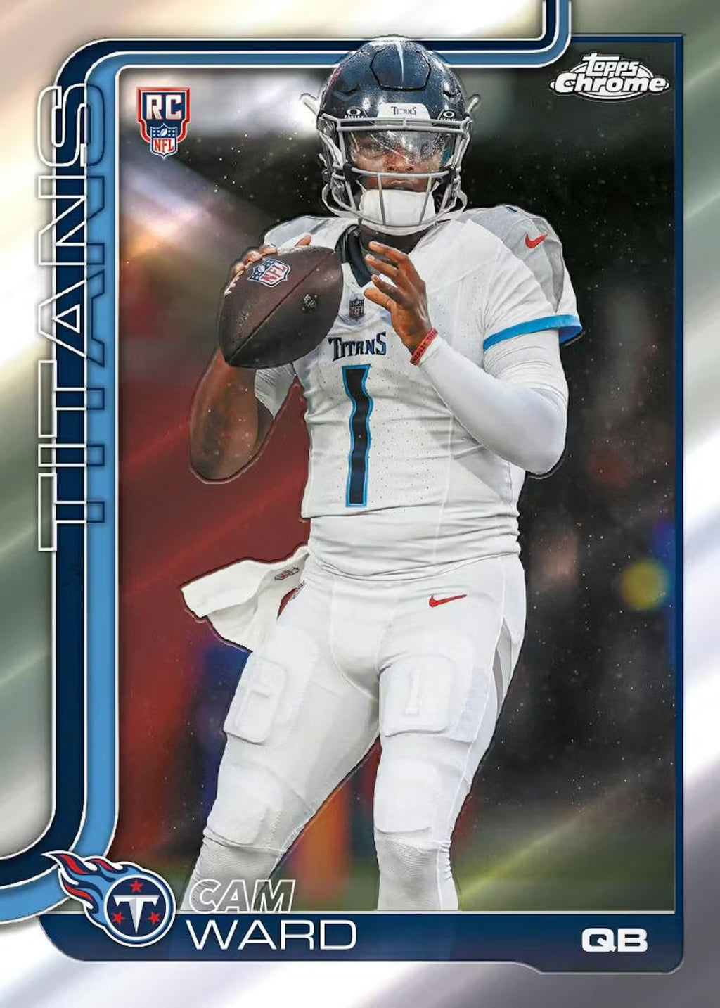 2025 Topps Chrome Football Hanger Trading Cards LV