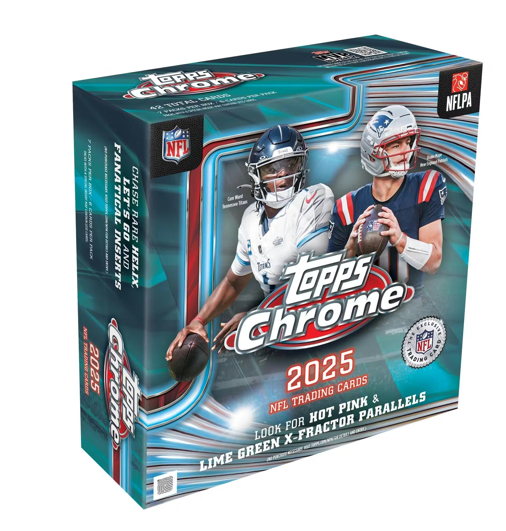 2025 Topps Chrome Football Mega Trading Cards LV