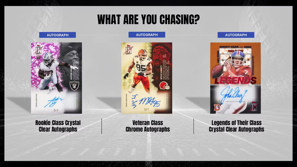 2025 Topps Signature Class Football Jumbo Trading Cards LV