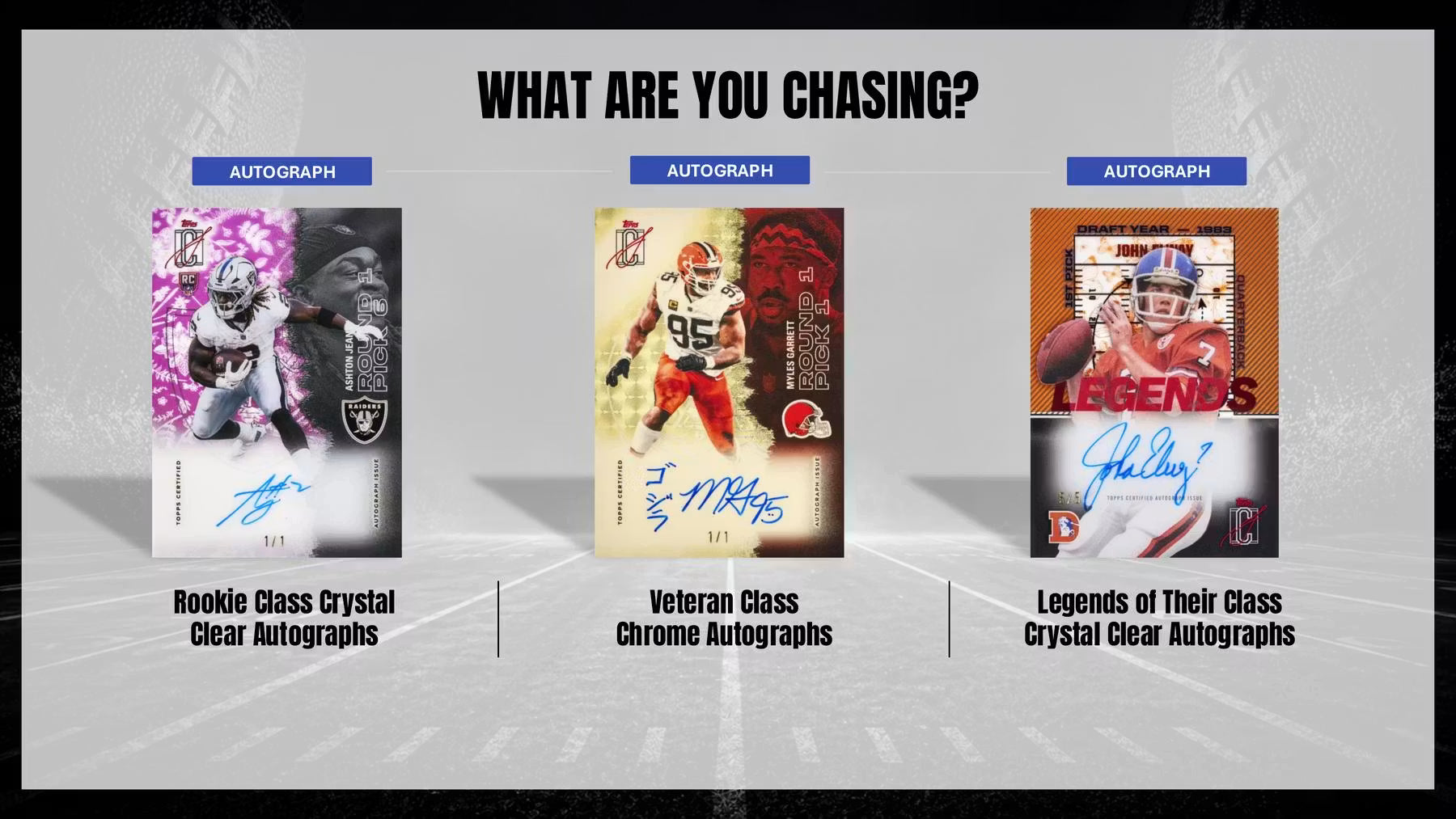 2025 Topps Signature Class Football Jumbo Trading Cards LV