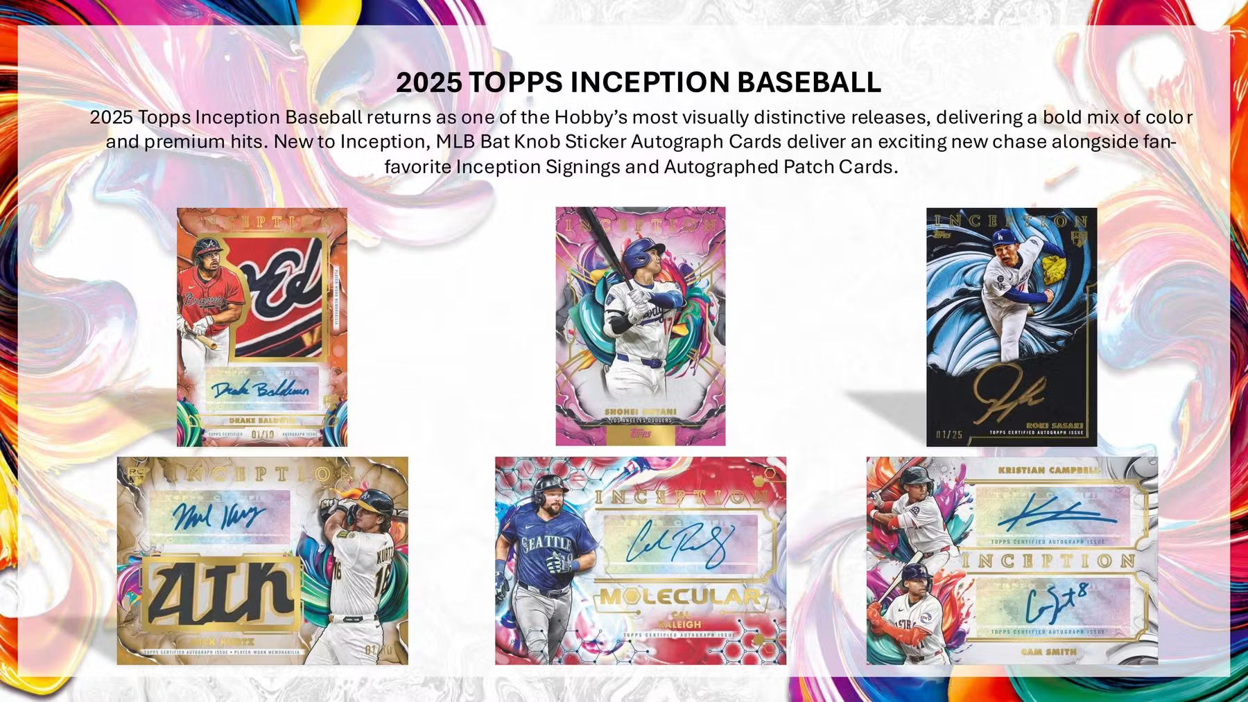 2025 Topps Inception Baseball Hobby Trading Cards LV