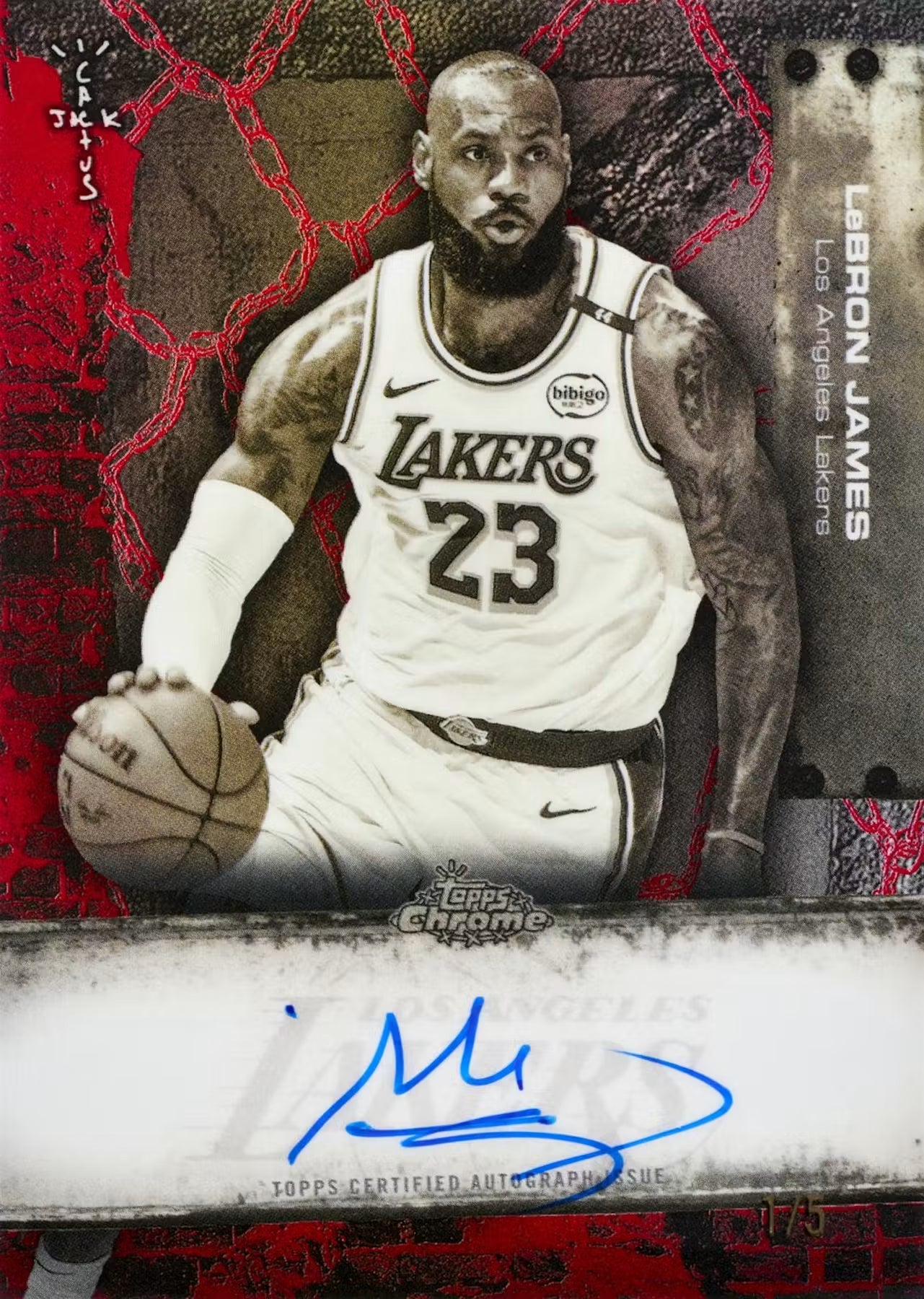 2025-26 Topps Chrome Cactus Jack Basketball Hobby Trading Cards LV