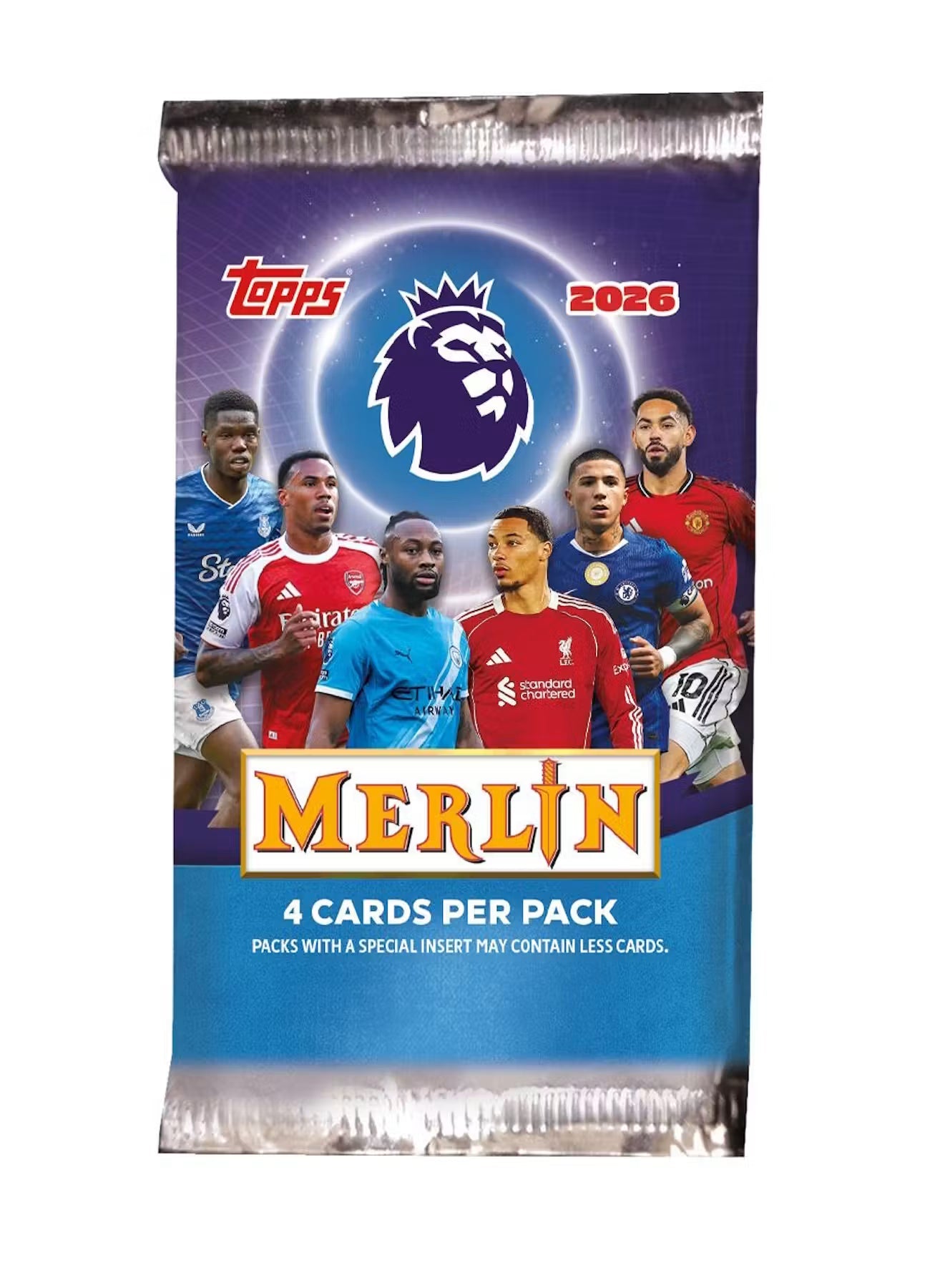 2025-26 Topps Merlin Premier League EPL Soccer Blaster Trading Cards LV
