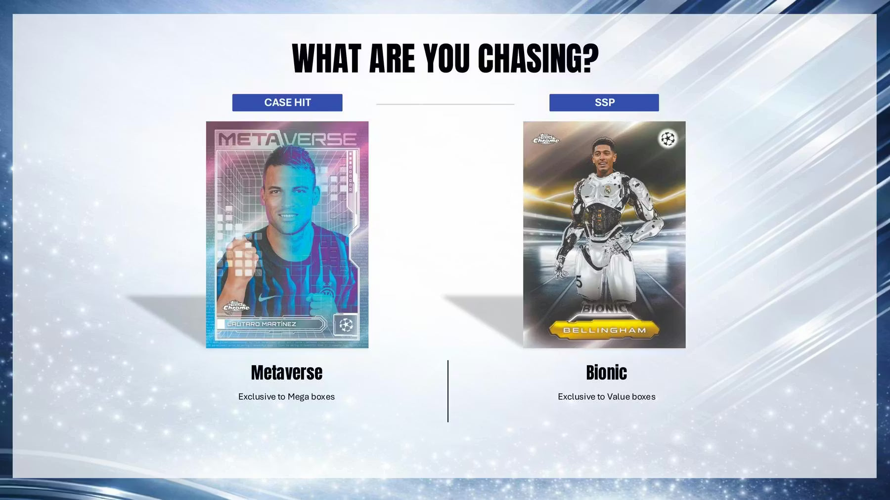 2025-26 Topps Chrome UEFA Club Competitions Soccer Mega Trading Cards LV