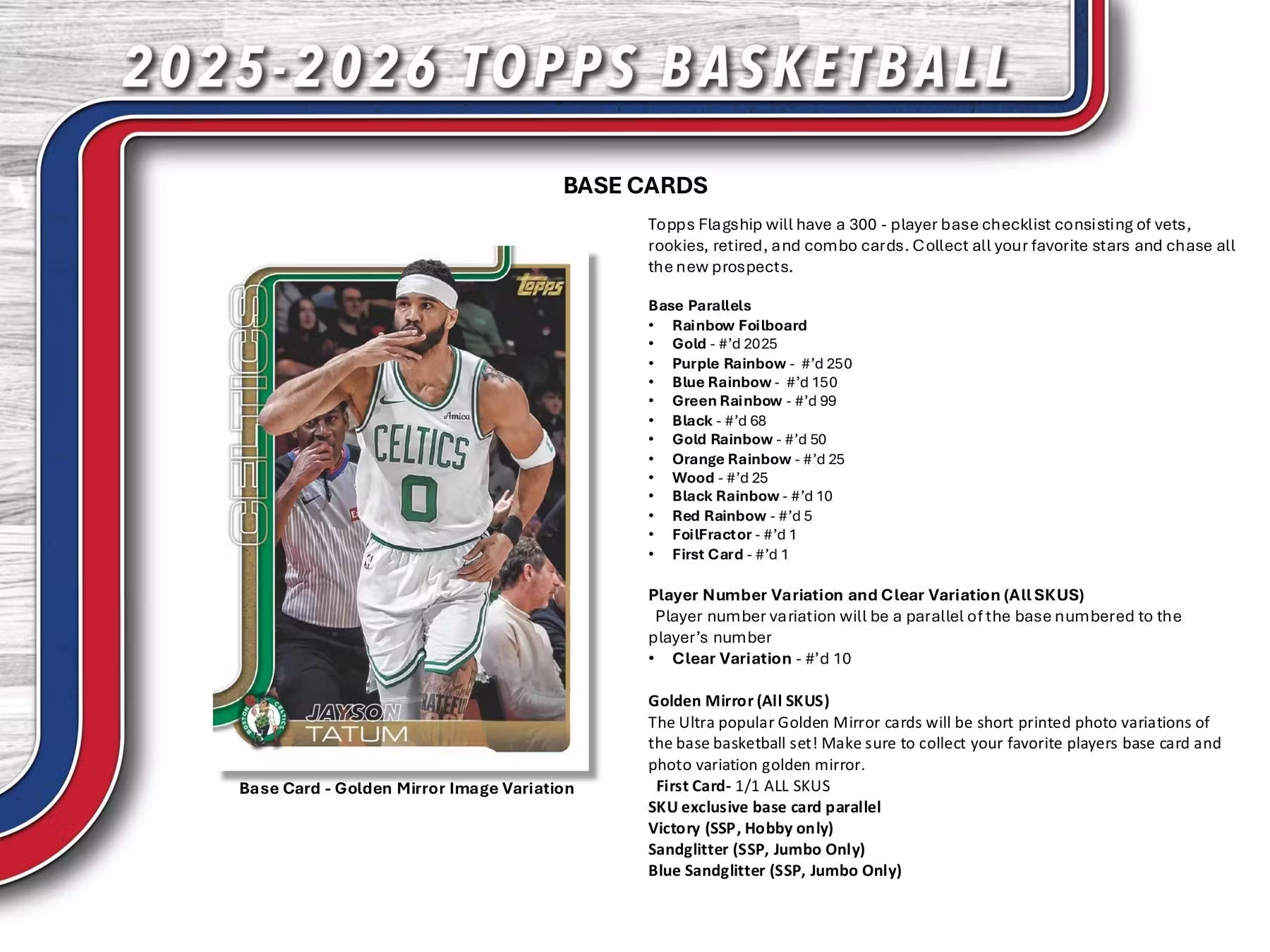 2025-26 Topps Basketball Jumbo Trading Cards LV