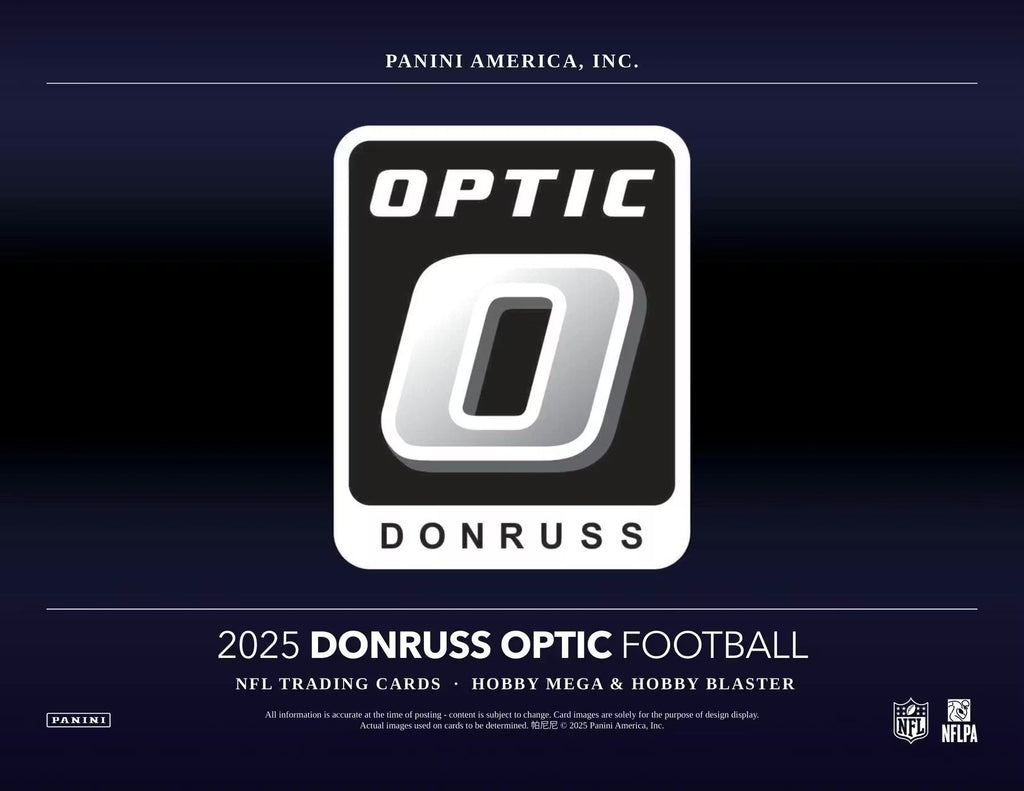 2025 Panini Donruss Optic Football Hobby Mega Trading Cards LV