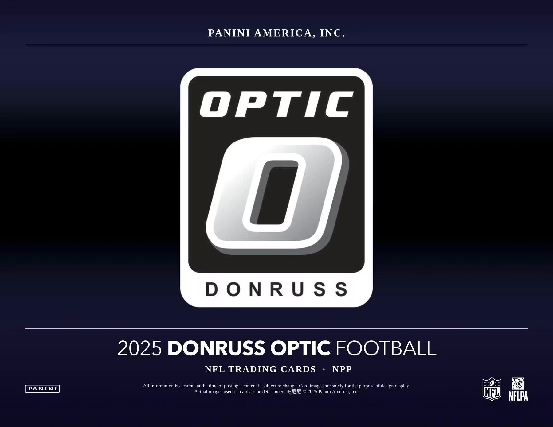 2025 Panini Donruss Optic Football Blaster Trading Cards Purple Shock LV