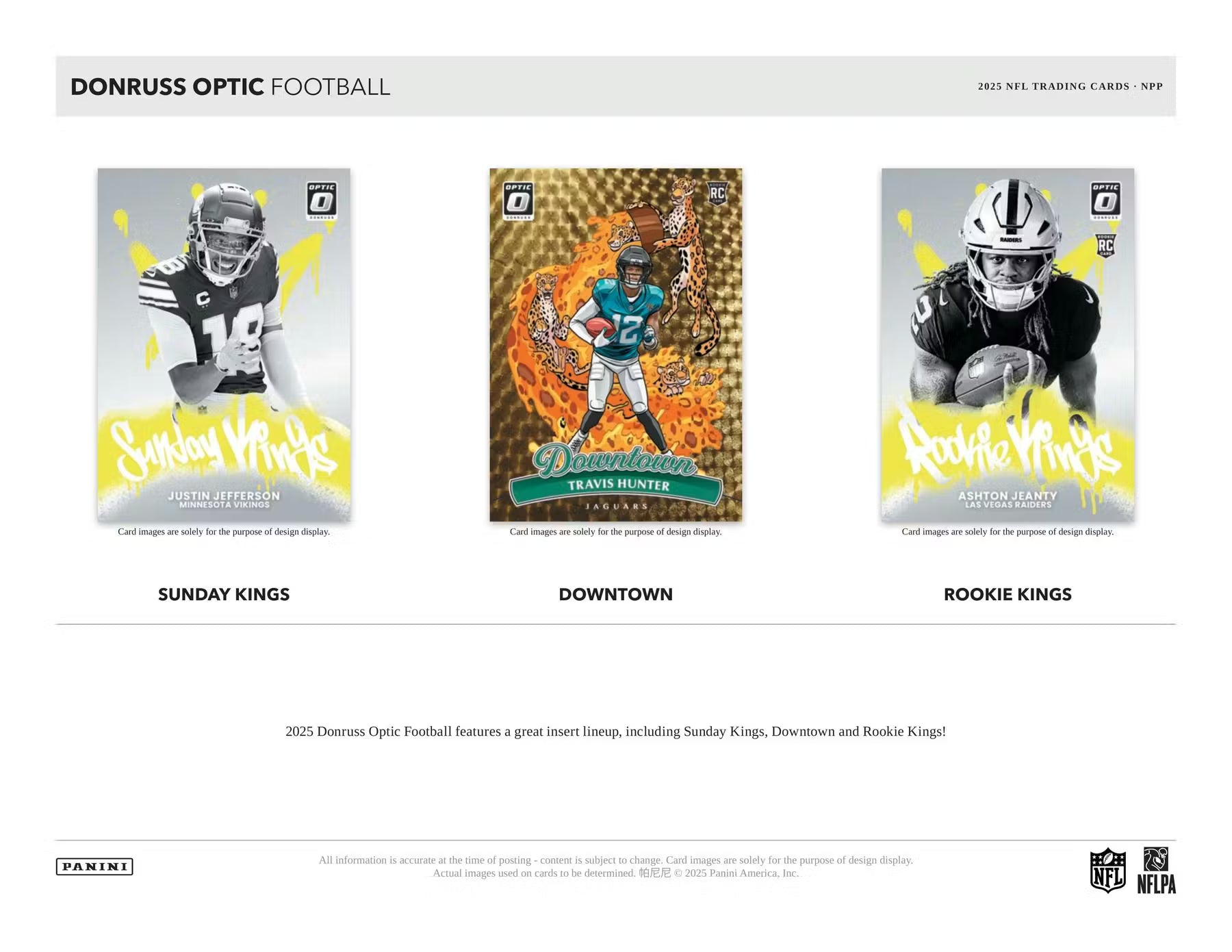 2025 Panini Donruss Optic Football Blaster Trading Cards Purple Shock LV