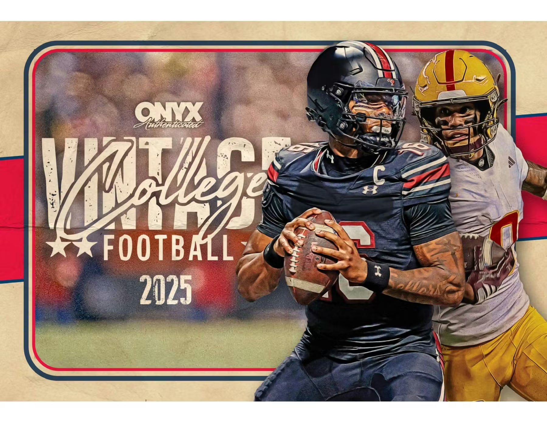 2025 Onyx Vintage College Football Mega Trading Cards LV
