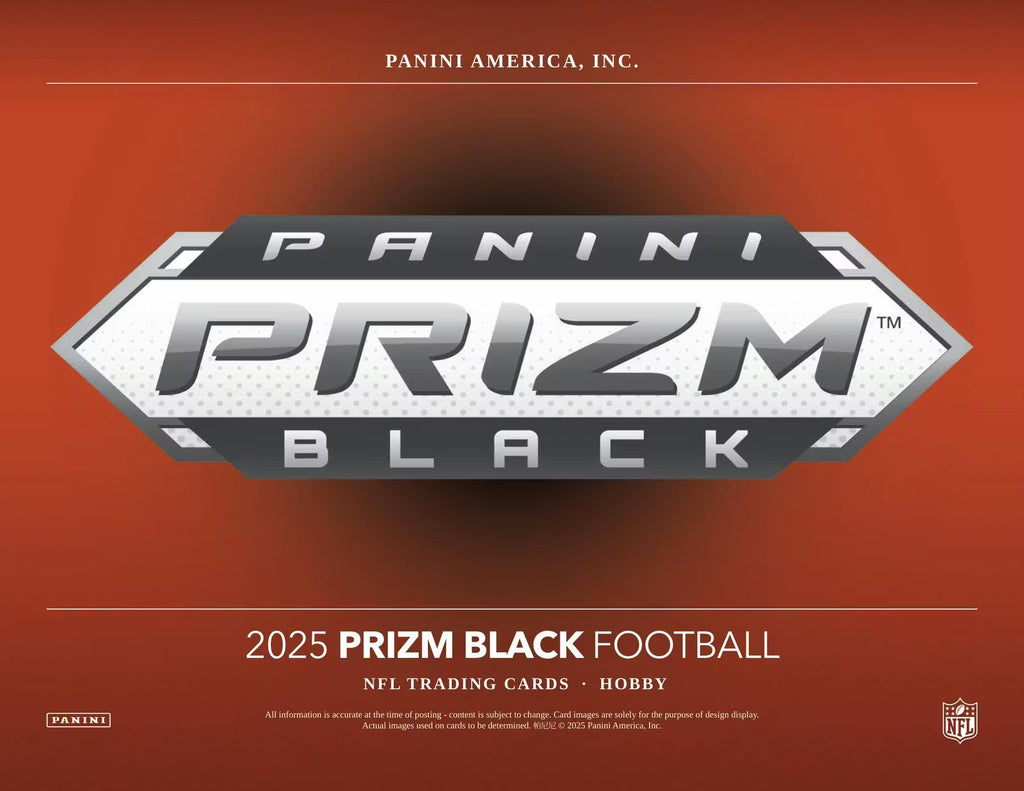2025 Panini Prizm Black Football Hobby Trading Cards LV