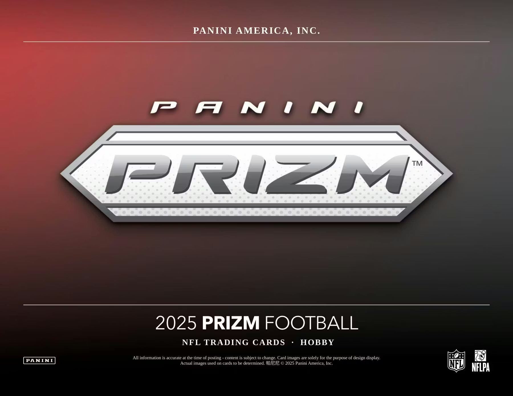 2025 Panini Prizm Football Hobby Trading Cards LV