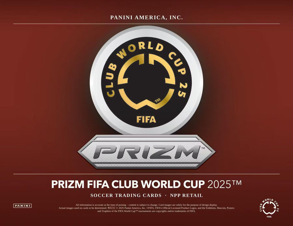 2025 Panini Prizm FIFA Club World Cup Soccer Mega Trading Cards LV