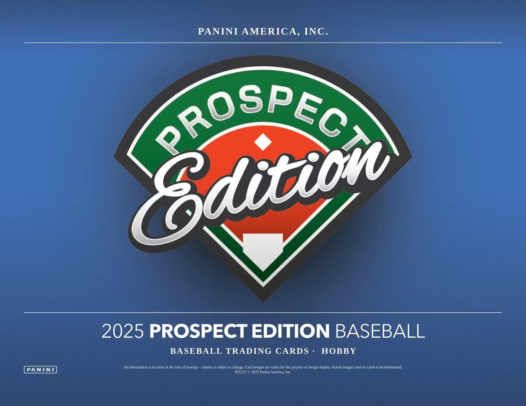 2025 Panini Prospect Edition Baseball Hobby Trading Cards LV